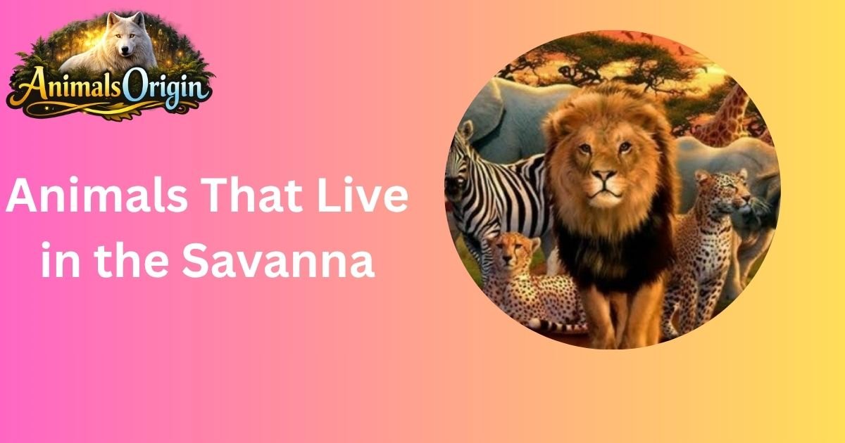 Animals That Live in the Savanna