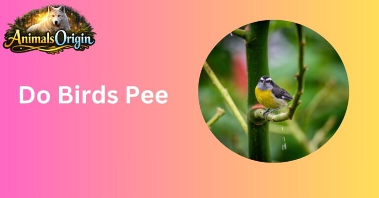 Do Birds Pee