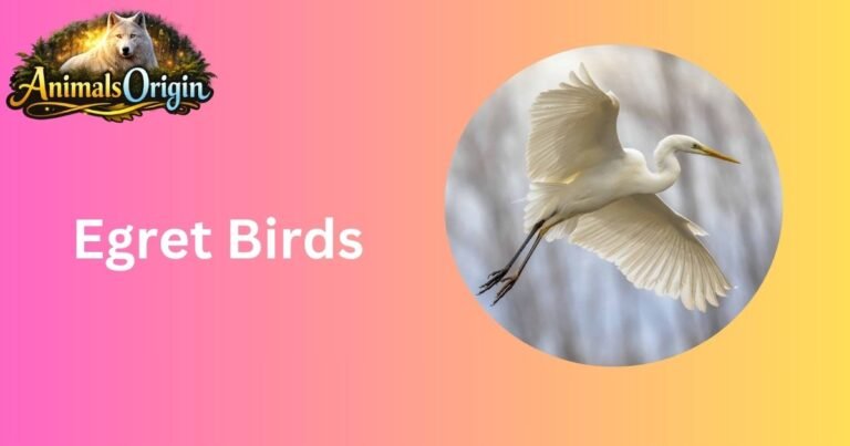 Egret birds